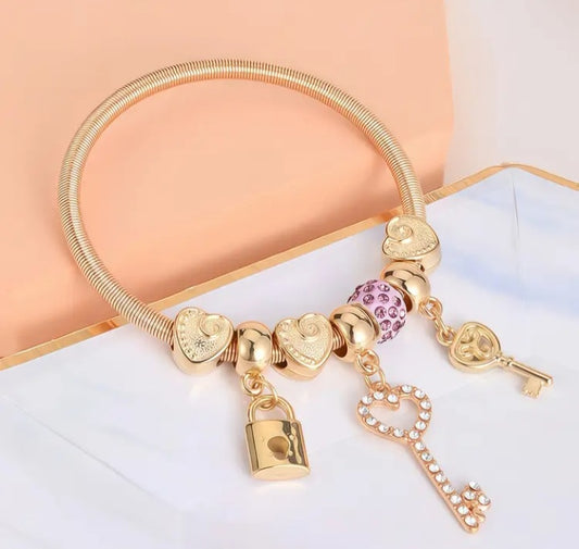 Stainless steel cham bracelet